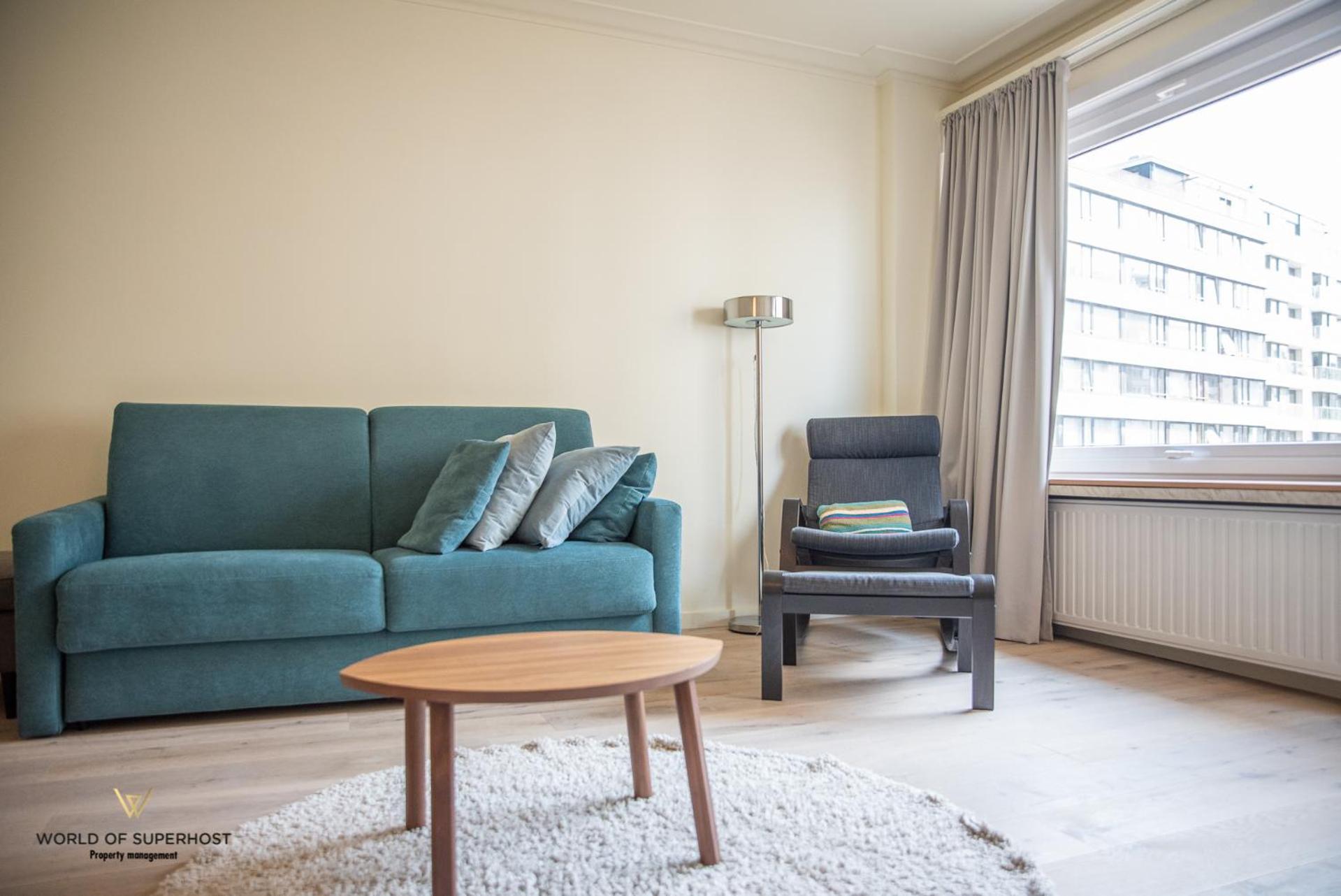 Helene, Appartement Vlakbij Het Strand Oostende Bagian luar foto